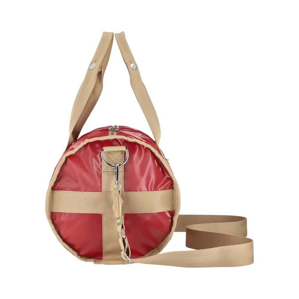 |快速出貨|Lesportsac Duffle Roll Bag 50周年復刻版復古圓桶包/ 亮酒紅, , large