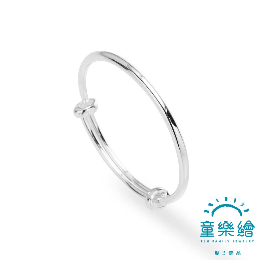 【童樂繪金飾】兒童純銀手鐲手環 經典光面 (彌月銀飾 滿月禮 寶寶足銀)