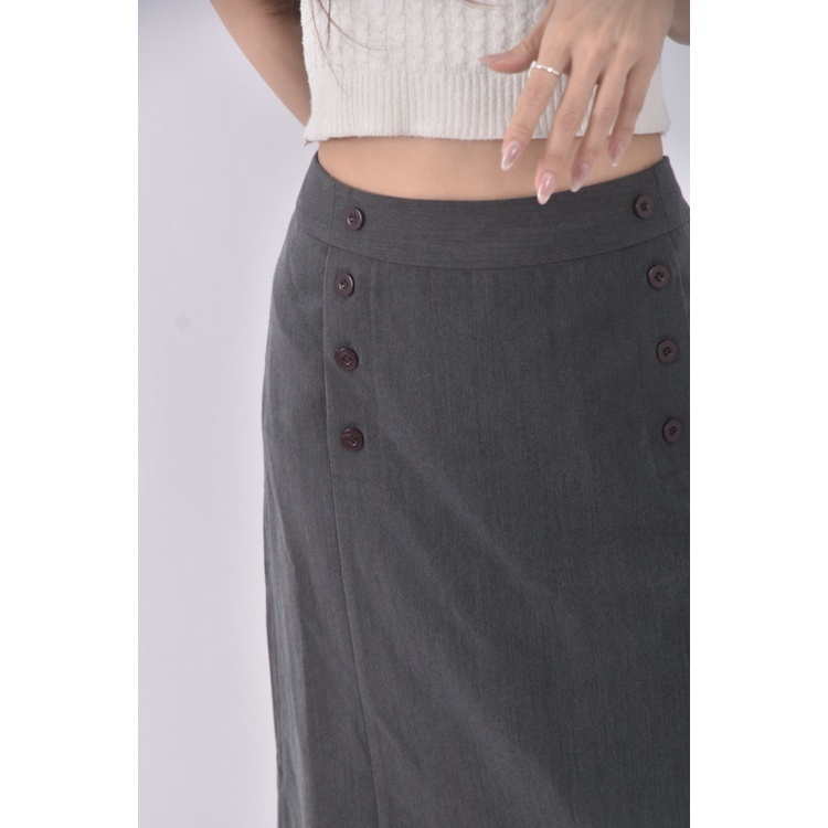 (XL) ark灰色長裙二手衣, , large