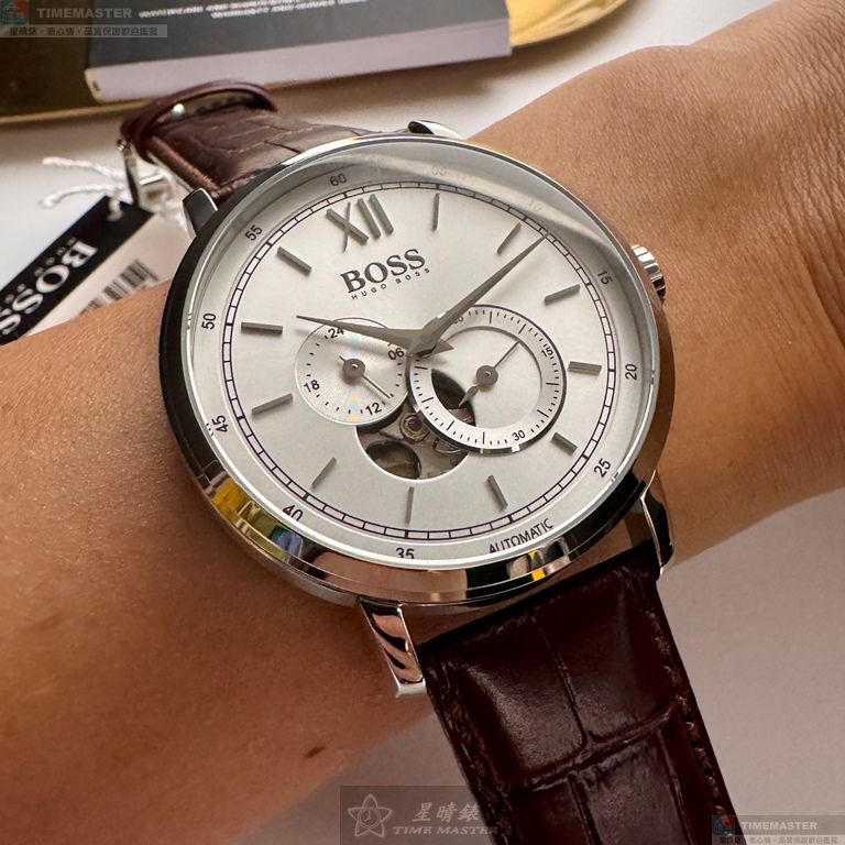 [TIMEMASTER] BOSS watch, 44mm, HB1513505, , large