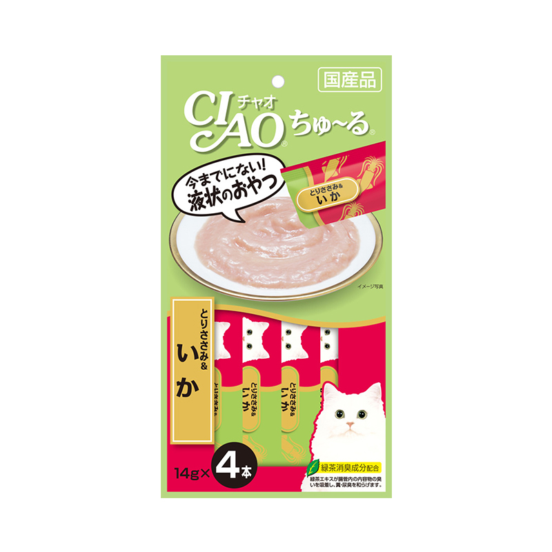 CIAO啾嚕肉泥-雞肉+花枝, , large