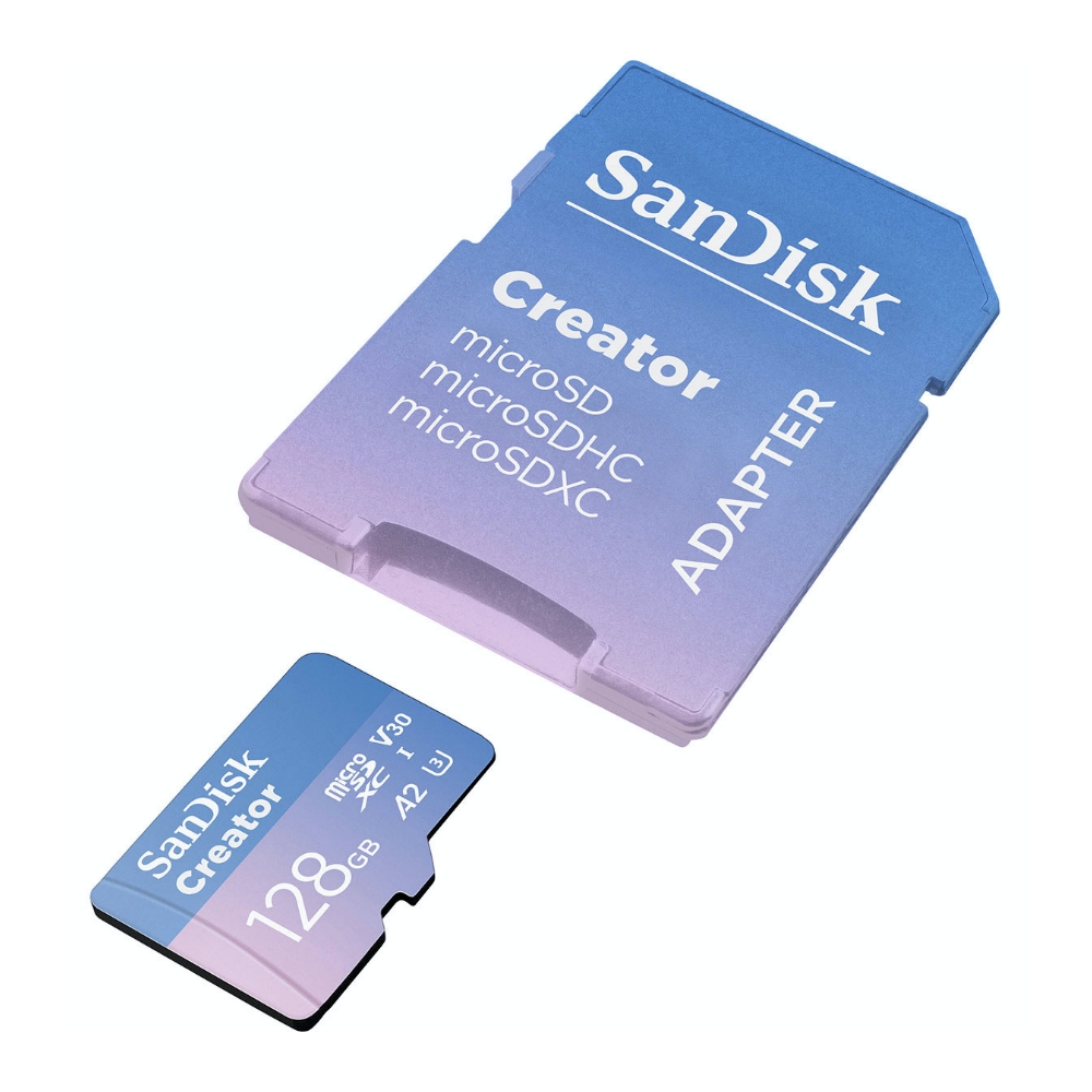 SanDisk Creator 128G UHS-I U3 A2 V30 microSDXC, , large