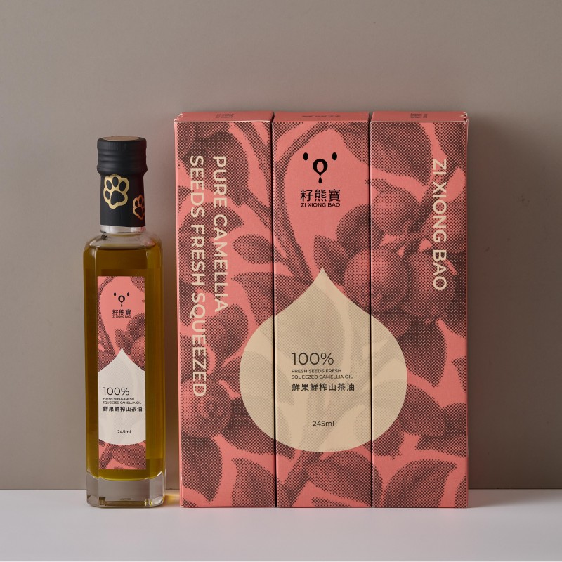 [籽熊寶茶油]鮮果鮮榨山茶油 245ml*6入, , large