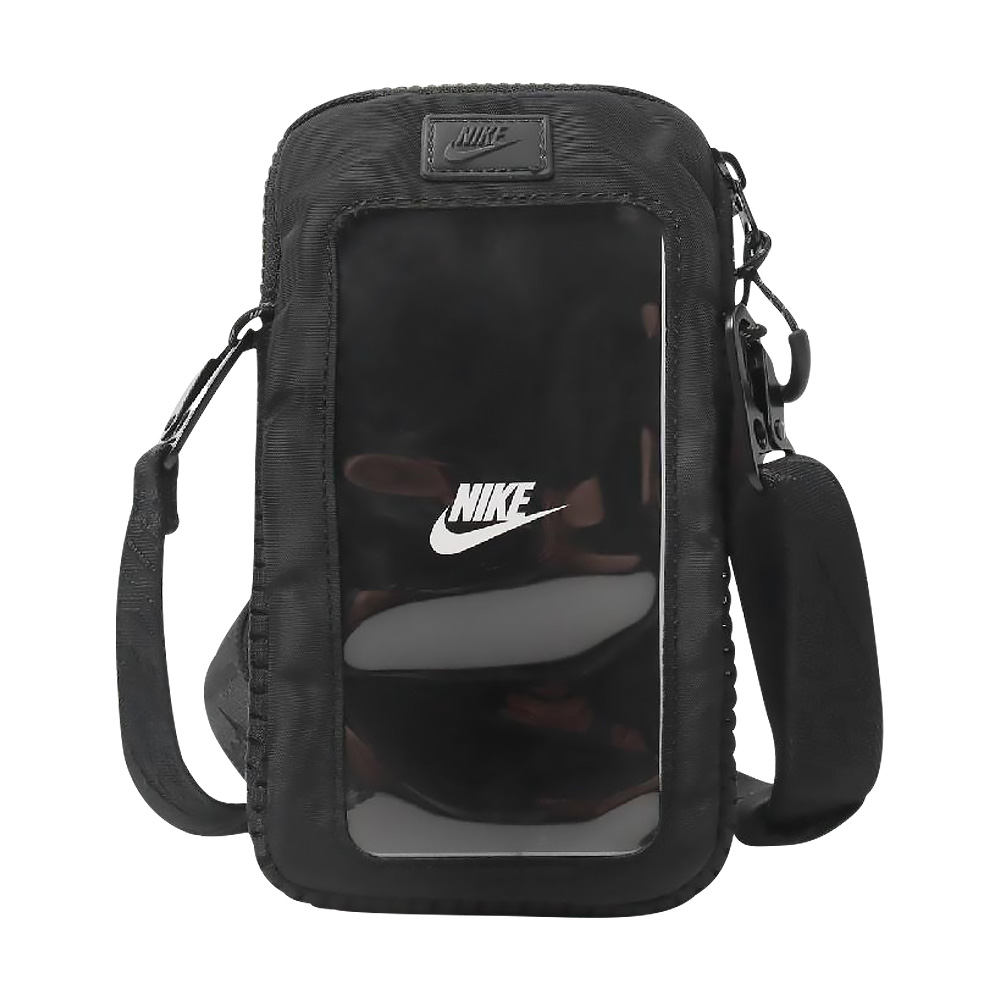 NIKE TECH STATEMENT 手機斜背包 觸控手機包 手機包 小包包 斜背包 可拆式 耐用 防潑水 觸控 黑 米, , large