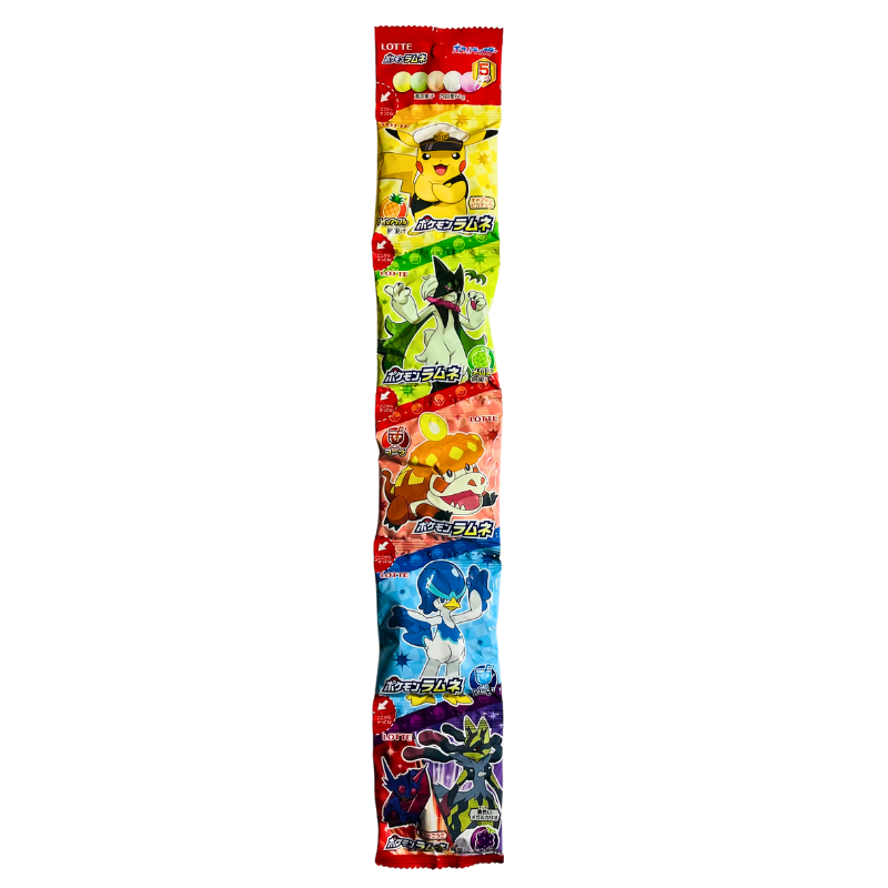 可愛圖案彈珠汽水糖5連包, , large