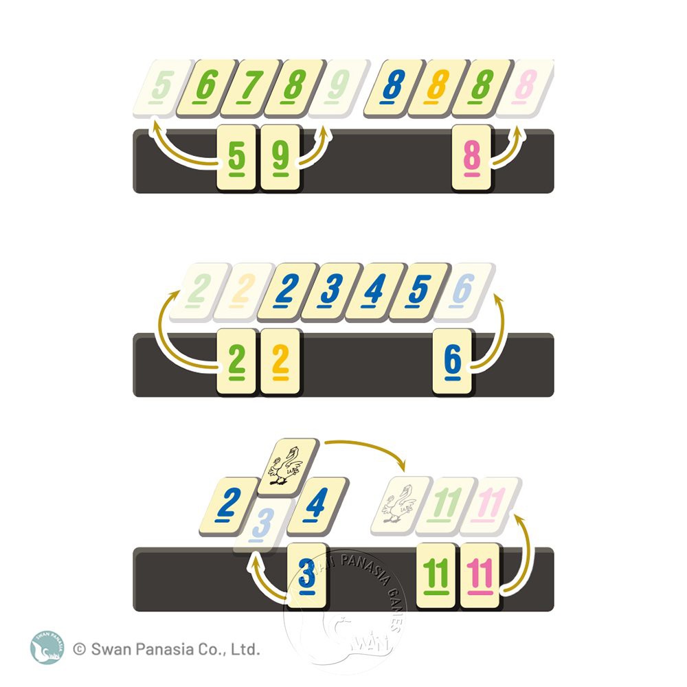 【新天鵝堡桌遊】泛亞天鵝數字牌 經典版, , large