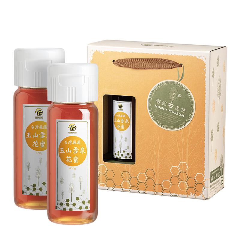 [蜜蜂故事館] 森林禮盒(蜂蜜430gx2)