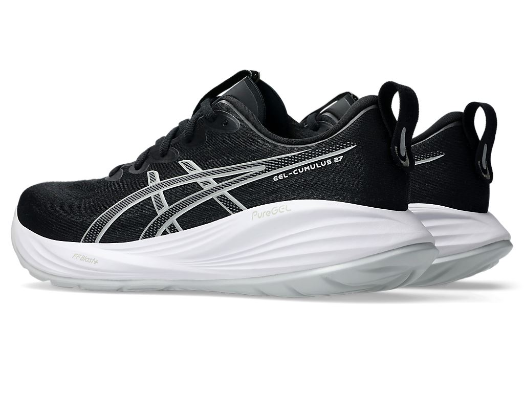 [秉宸] ASICS GEL-CUMULUS 27 (4E) 慢跑鞋 黑白 1011B980-002, , large