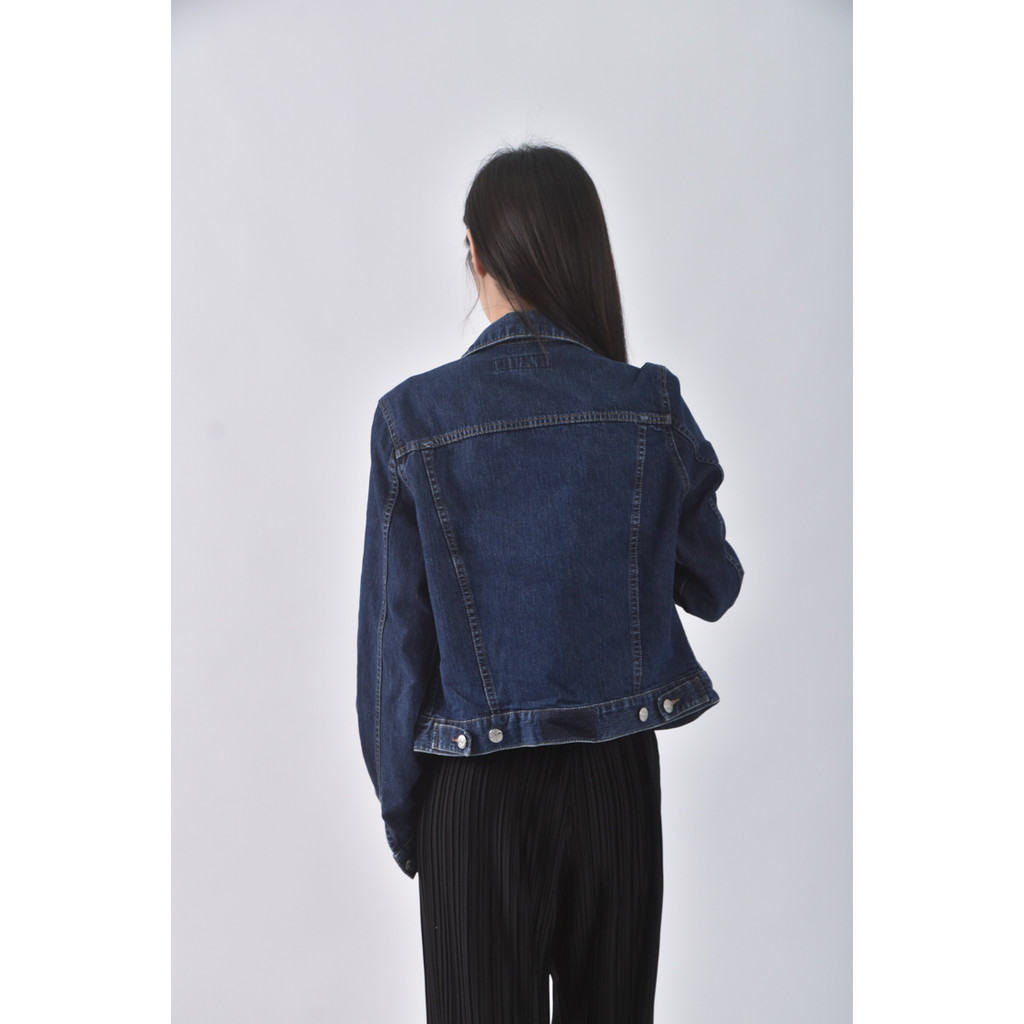 (S) esprit丹寧牛仔藍色外套二手衣, , large