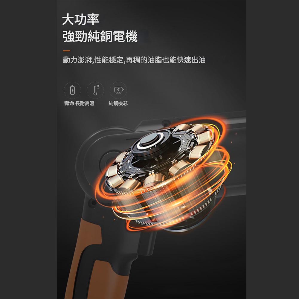 21V【黃油條】黃油槍+5節電池1充+配件, , large