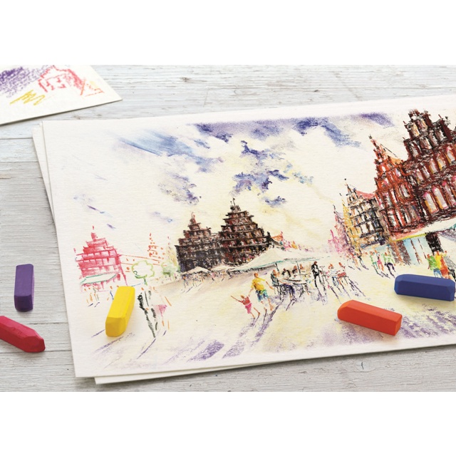 Faber-Castell輝柏 創意工坊軟性粉彩條-72色, , large