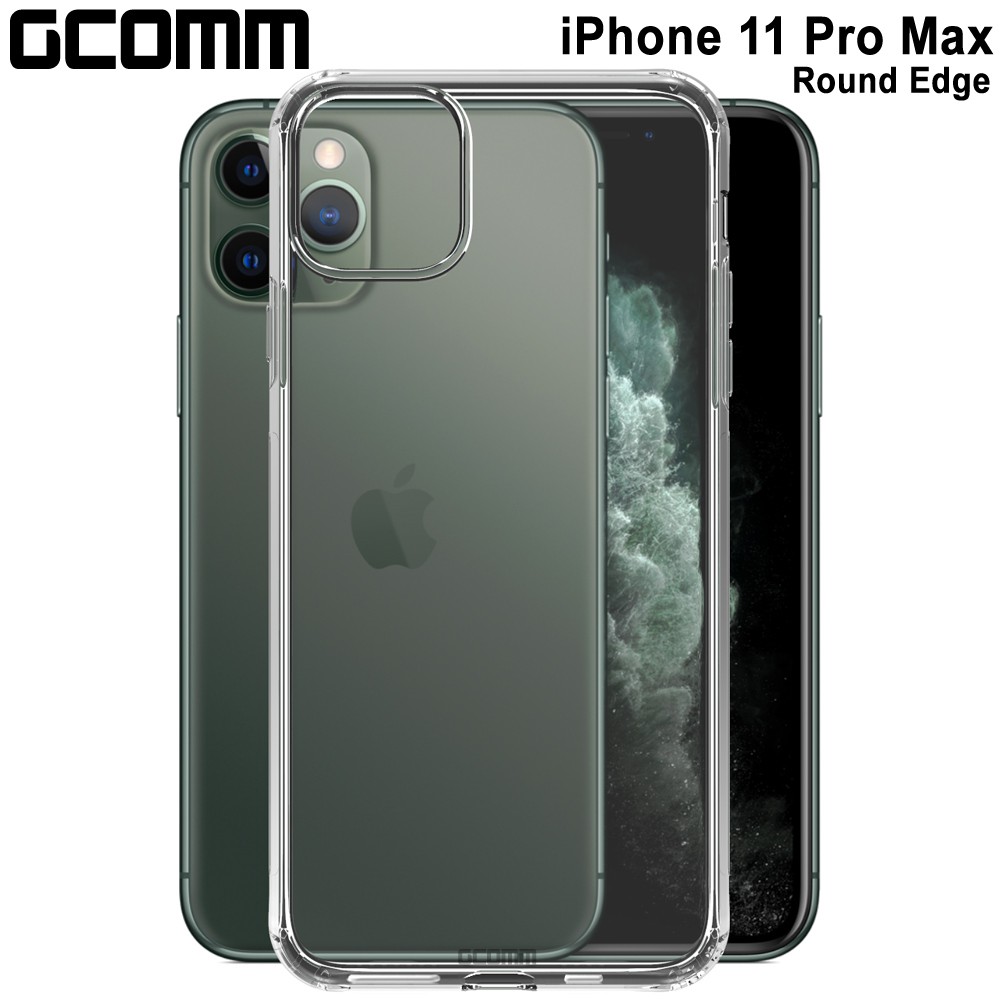 GCOMM iPhone 11 Pro Max 清透圓角防滑邊保護殼 Round Edge, , large