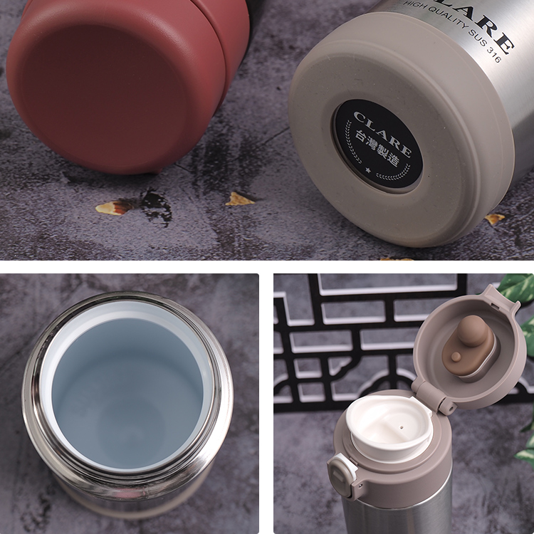 CLARE316不鏽鋼陶瓷彈跳保溫杯-350ml-不鏽鋼色-1支, , large