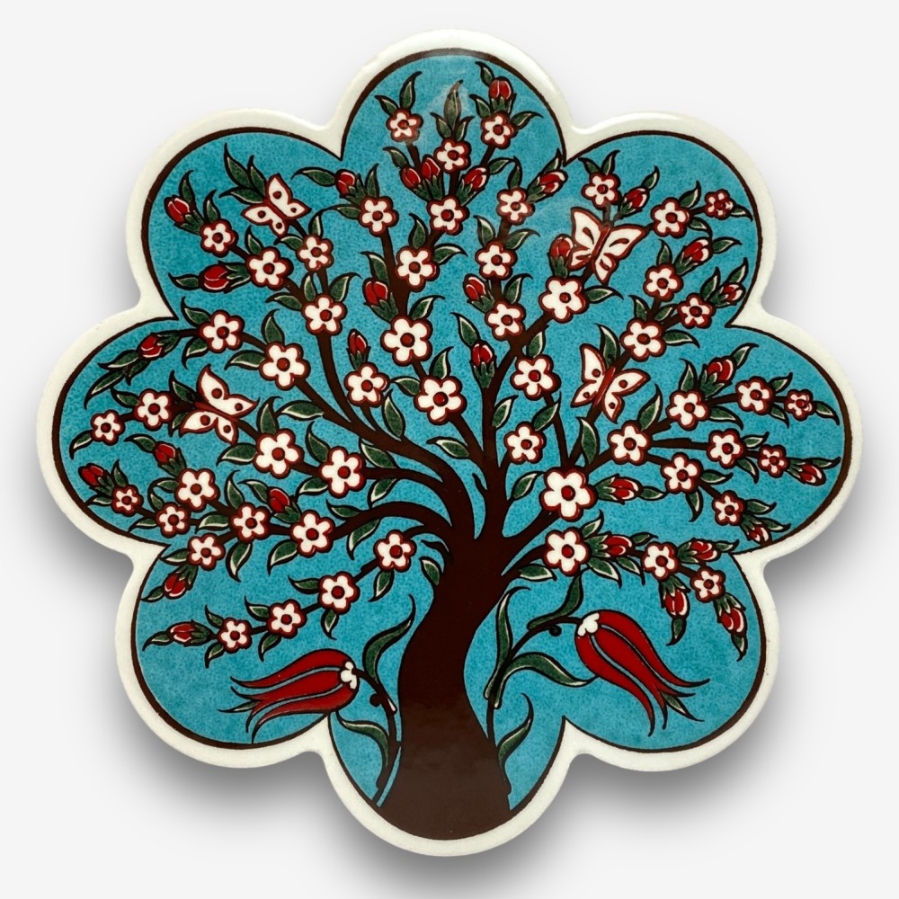 【SOLO Vintage】Designer Heat Mats Ceramic Hot Pads Coasters Made in Turkey 35, , large