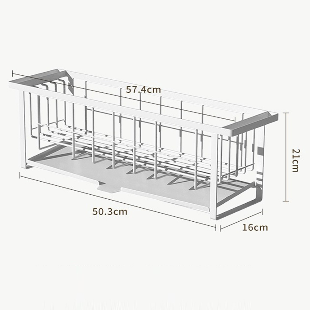 【YV61148】免安裝 日式檯面窄款廚房瀝水架 水槽邊碗碟架 餐具收納架 多功能置物架 筷子刀具收納架, , large