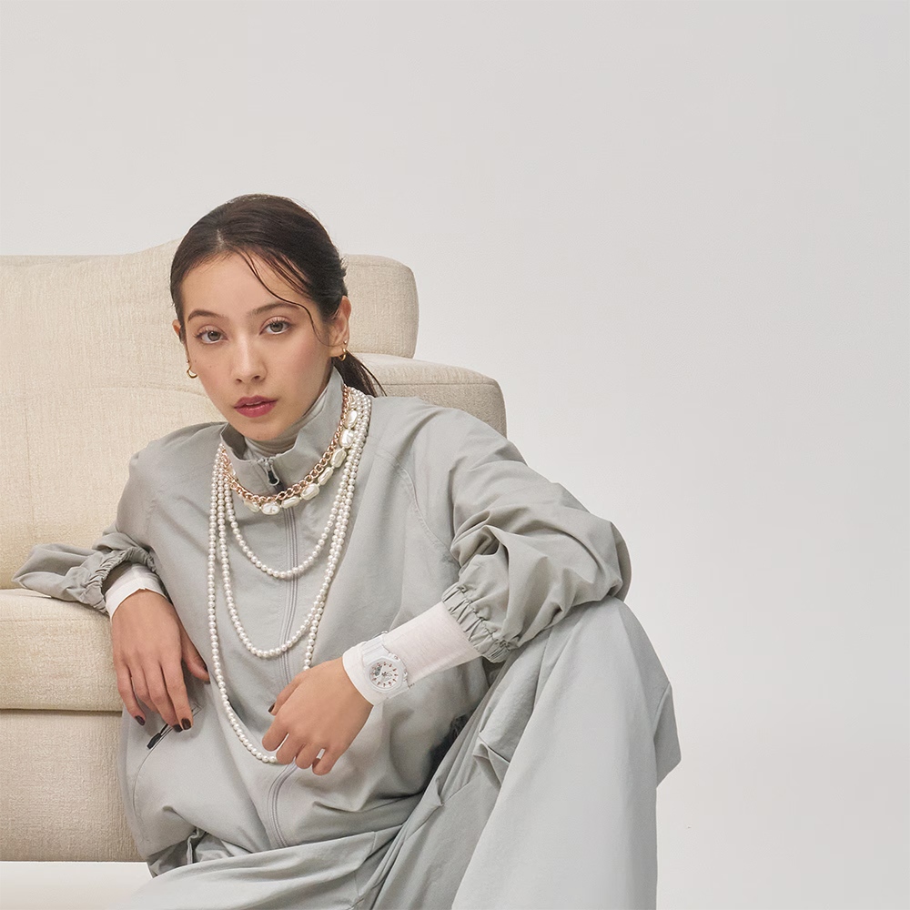 CASIO 卡西歐 G-SHOCK 優雅玫瑰金時標 八角雙顯手錶 520情人節 送禮-百搭白 GMA-P2100M-7A, , large