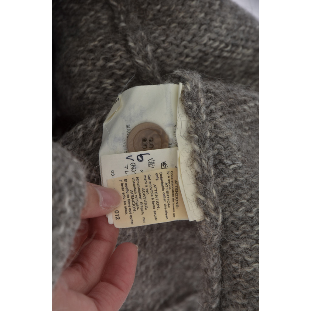(L) penny pullV領棕色外套二手衣, , large