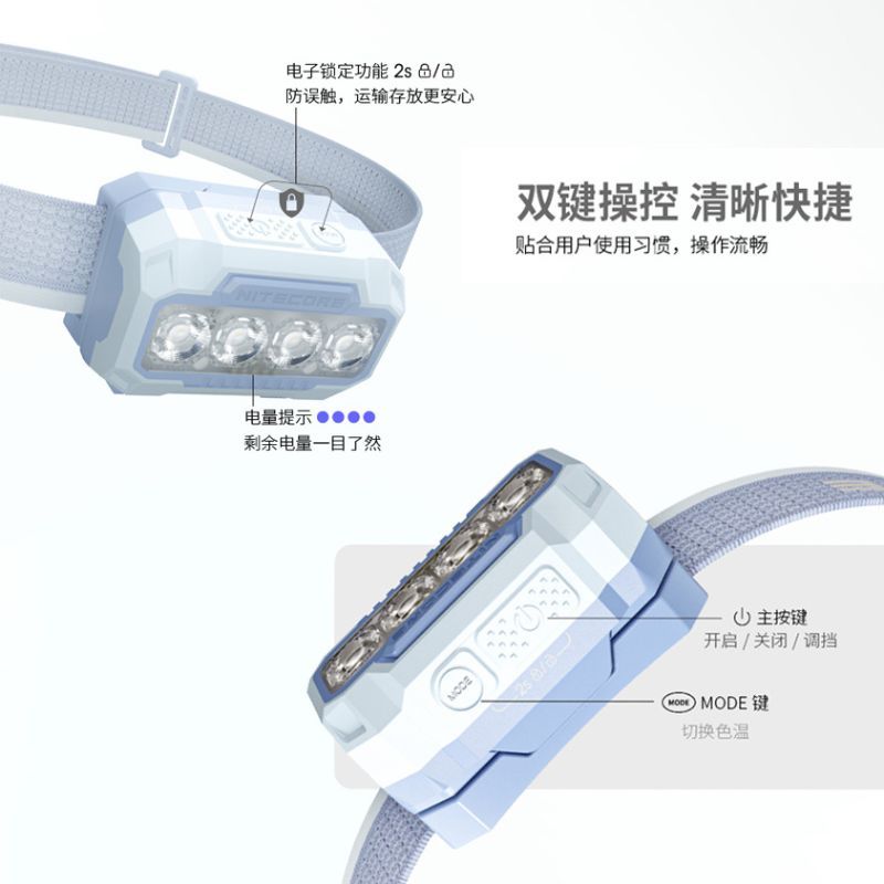 【電筒王】Nitecore HA23 UHE 600流明 輕量頭燈 MCT多色溫 越野跑 夜跑 56克 雙電源 AAA, , large
