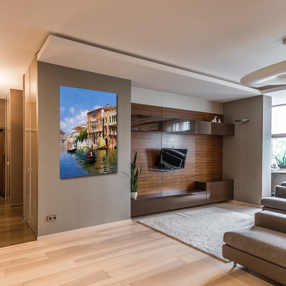 【御畫房】威尼斯之二 國家一級畫師手繪油畫60&times;90cm(VF-98), , large