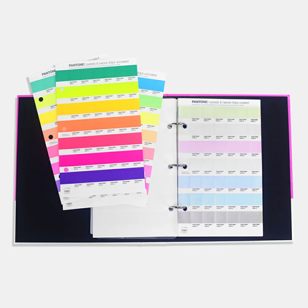 PANTONE粉彩色 & 霓虹色 色票-光面銅版紙 & 膠版紙 /套裝組 GB1504C, , large