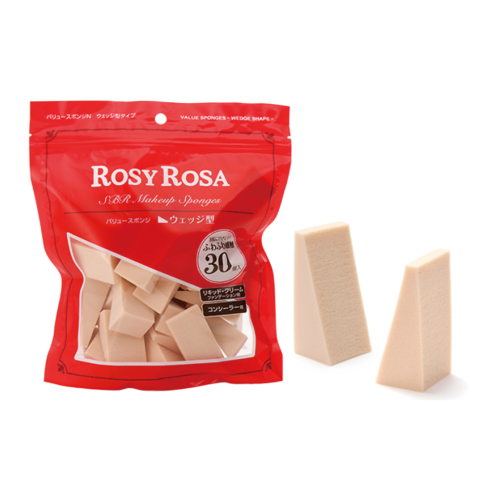【千康購物網】ROSY ROSA 粉底液粉撲-三角形 30入, , large