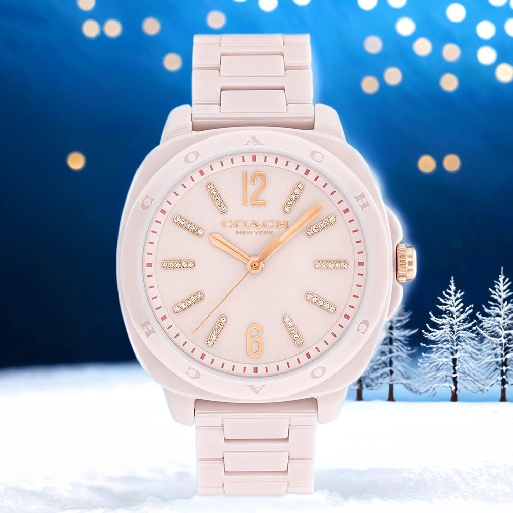 COACH Kitt 晶鑽陶瓷女錶 38mm CO14504408, , large