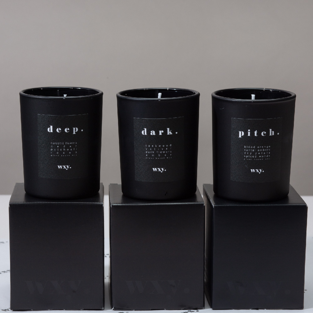 wxy BLACK- deep.Narcotic Flowers + Cedar, , large