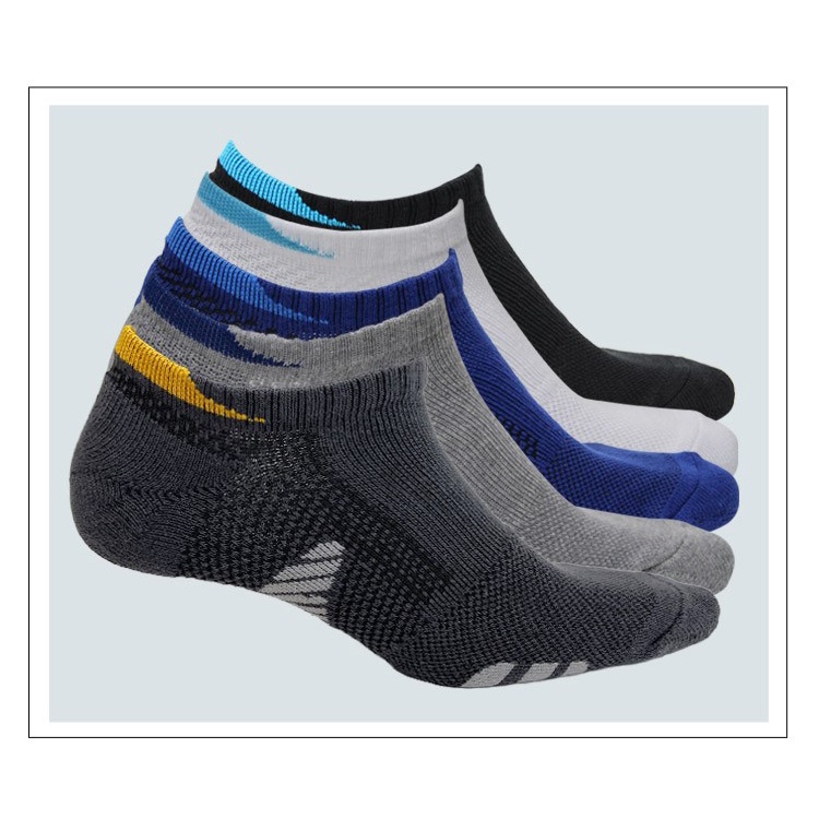 【D&G】透氣避震足弓男襪<丈青>D398 氣墊 毛巾底 襪子 機能運動襪, , large