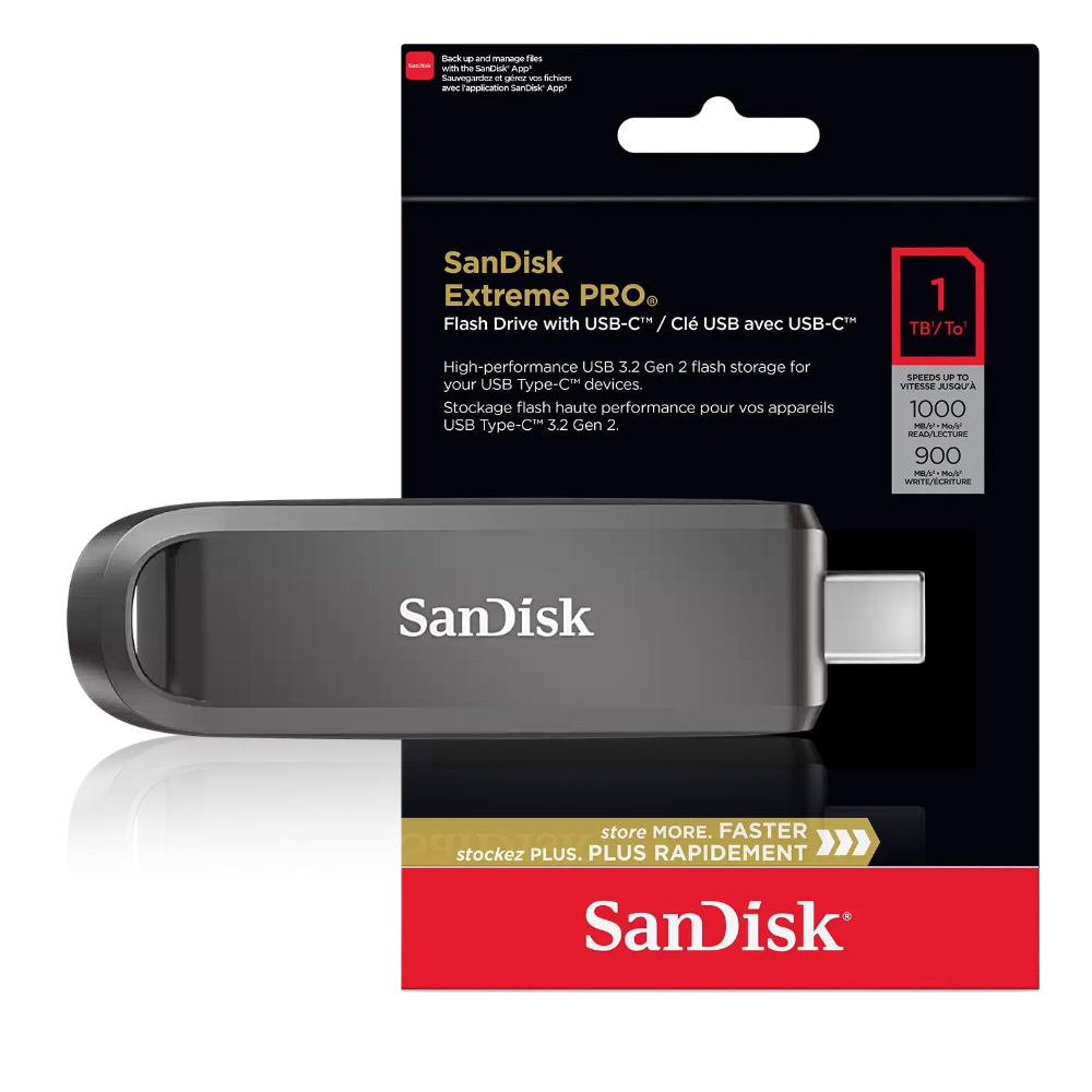 【SanDisk】CZ890 Extreme PRO 1TB USB-C 隨身碟 速度高達 1,000MB/s, , large