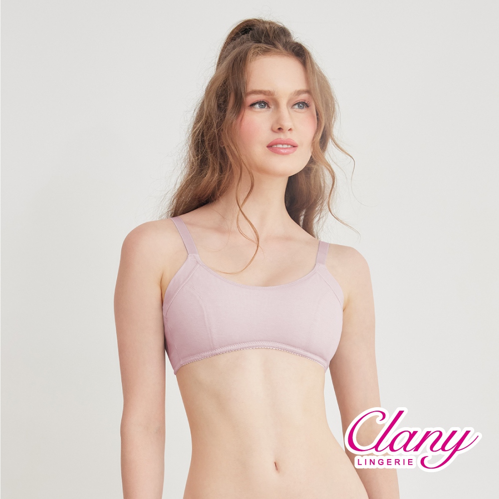 【可蘭霓Clany】台灣製抑菌竹纖維棉柔無鋼圈胸衣 S-Q/2XL無感內衣 8051-91 水晶紫, , large