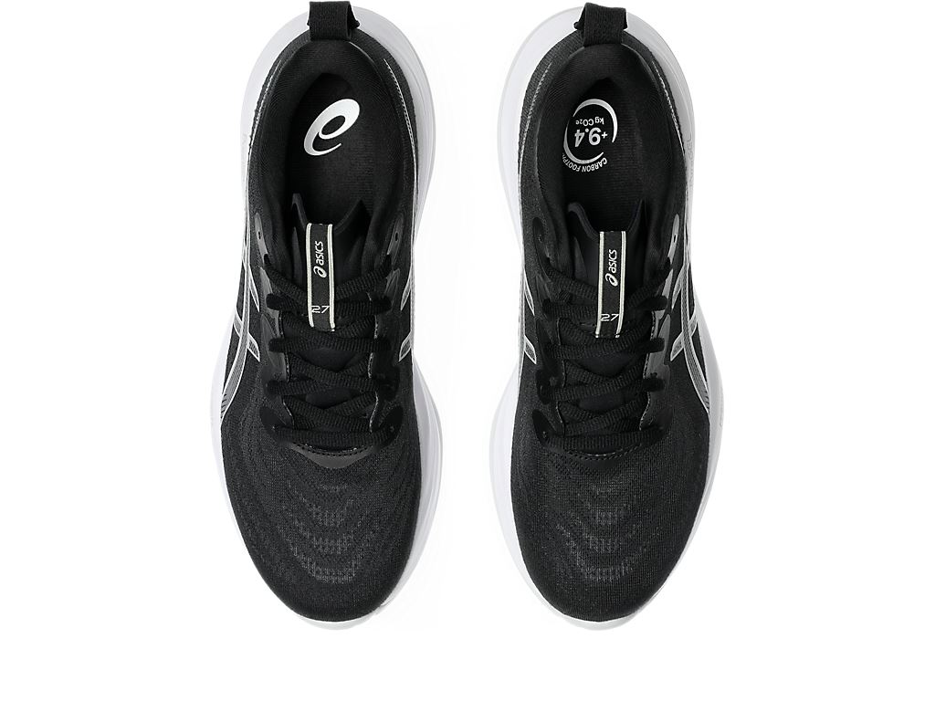 [秉宸] ASICS GEL-CUMULUS 27 (4E) 慢跑鞋 黑白 1011B980-002, , large
