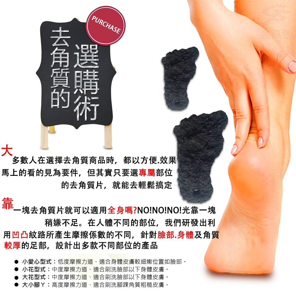 金德恩 GS MALL 台灣製造 大型角質潔膚片 隨機色 角質 足部保養 去角質 臉部 身體 腳底 去角質 潔膚片, , large