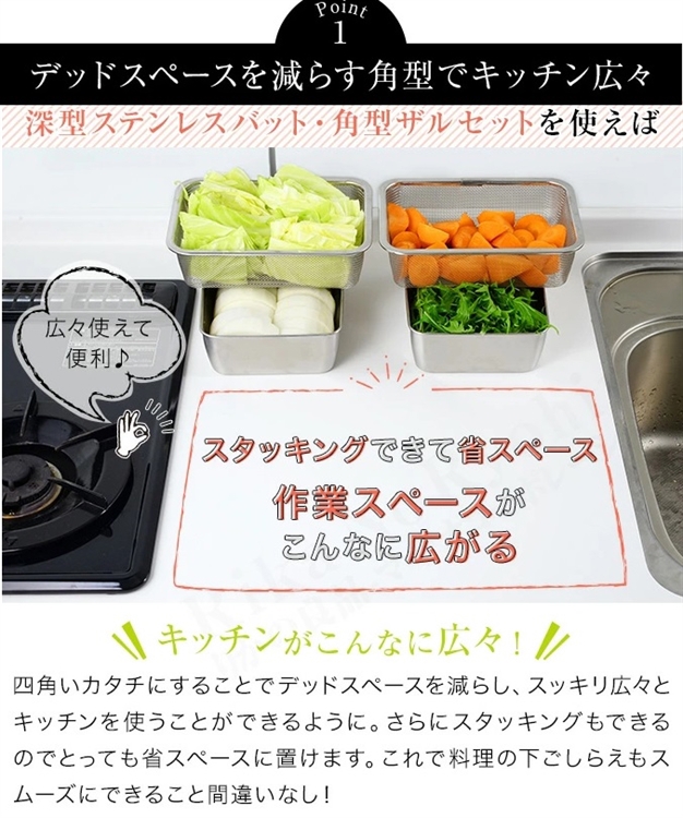 【毓秀堂】Arnest 不鏽鋼深型碗籃6件組, , large