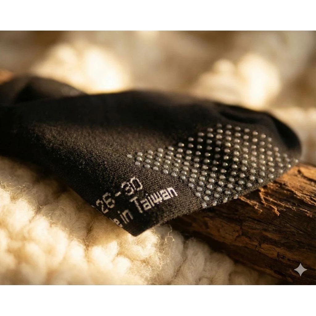 [Kaimei Cotton] 6 pairs of MIT Taiwan-made pure cotton plus size non-slip wide mouth socks plain 24-28CM 26-30CM, , large