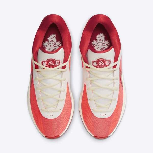 [Kixpress] Nike Giannis Freak 6 EP 男 籃球鞋 China 字母哥 米白 橘紅 [HQ4079-100], , large