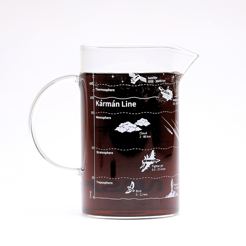 NASA卡門線大氣層耐熱玻璃燒杯, , large
