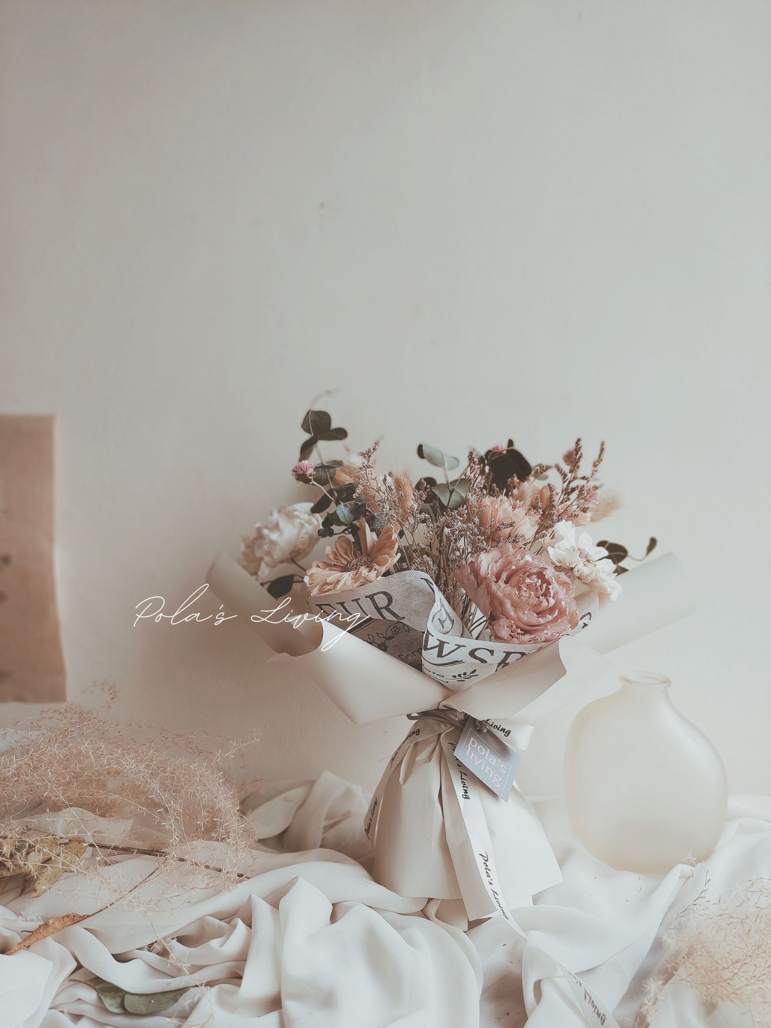 Dried flower bouquet, , large