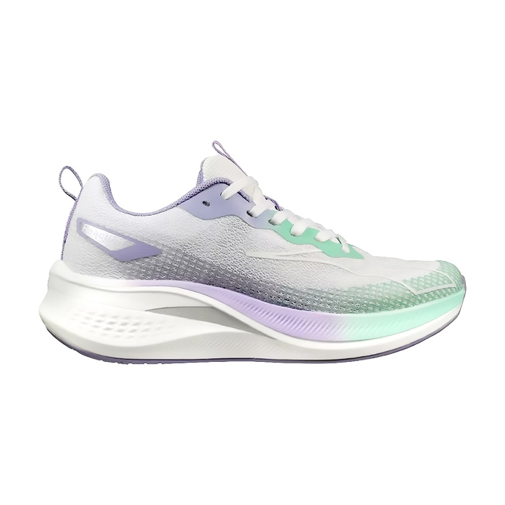 DIADORA迪亞多那 專業避震慢跑鞋 女運動鞋 女鞋 寬楦 輕量 透氣 厚底 吸震 回彈 穩定 耐磨 止滑 白紫 黑桃, , large