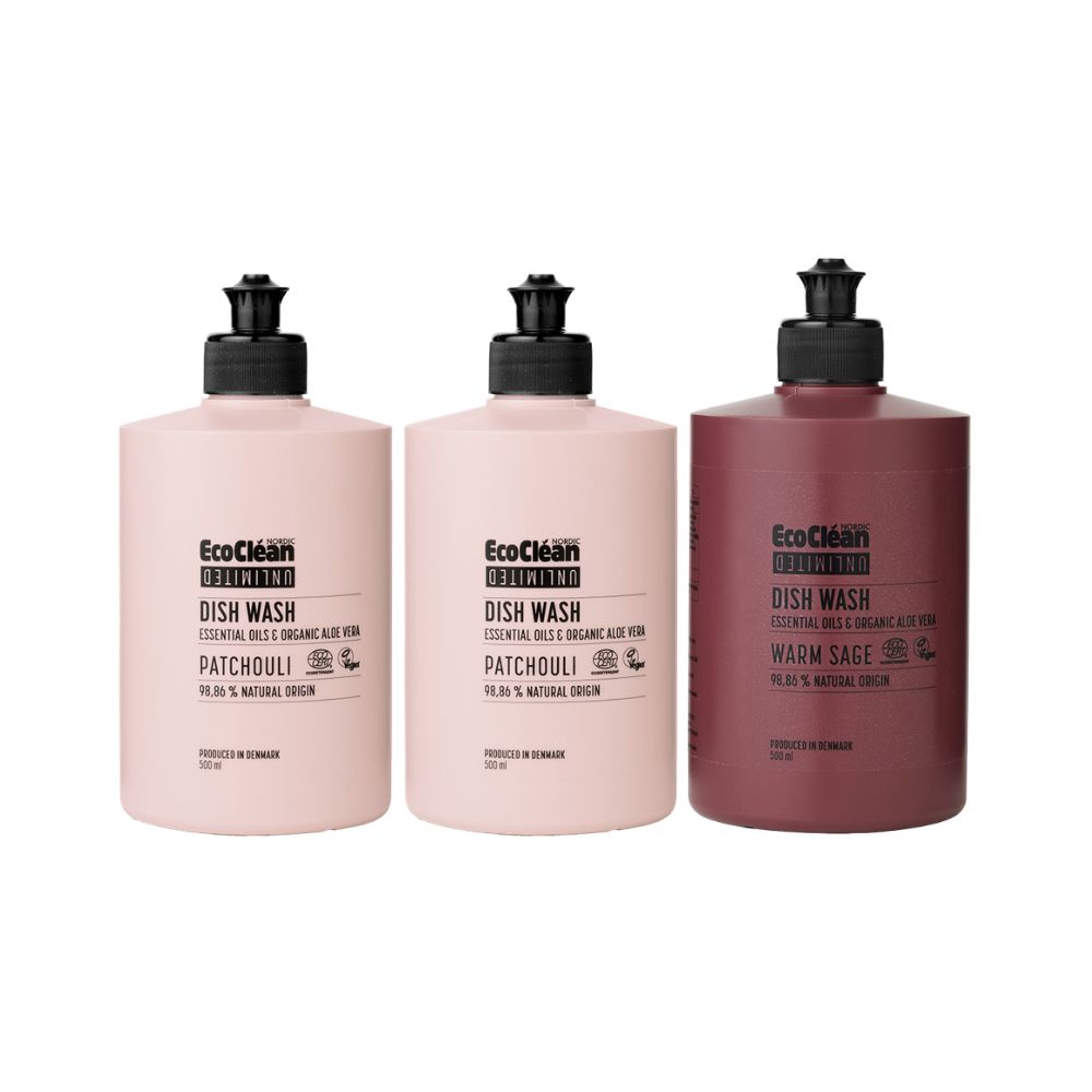 [唯有機]環保植萃洗碗精500mL 三件組(木質調x2+森林調x1), , large