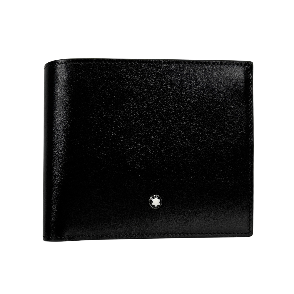 Montblanc 萬寶龍 Meisterstuck 大班系列10卡附零錢袋牛皮短夾/黑色, , large