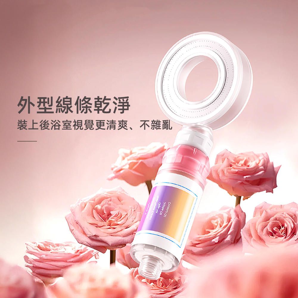 【上手家居】韓系過濾蓮蓬頭-茉莉花(蓮蓬頭/花灑蓮蓬頭/蓮蓬頭過濾/濾芯蓮蓬頭), , large