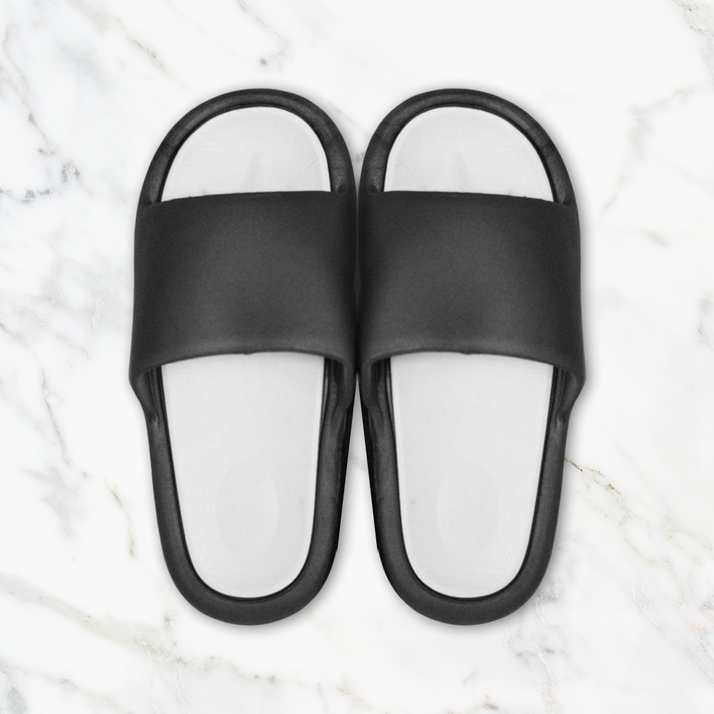 Q elastic home and outdoor dual-use anti-slip slippers