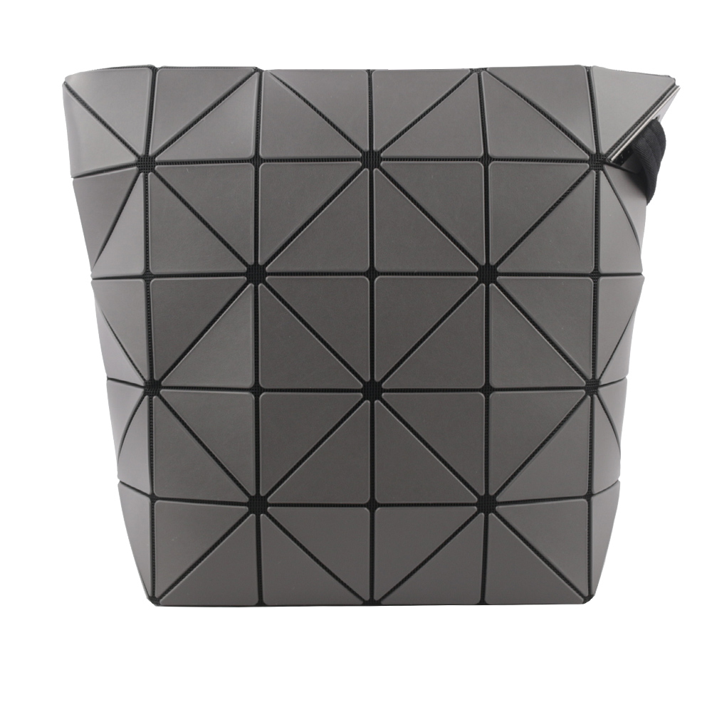ISSEY MIYAKE Blocky 霧面可調背帶多用肩背包/炭灰色, , large