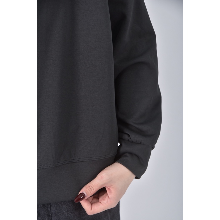 (XL) muji質感圓領綠色長袖上衣二手衣, , large