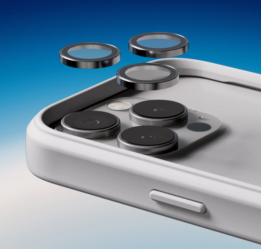 【RHINOSHIELD 犀牛盾】 iPhone 15 Pro/PM鏡頭保護貼-銀, , large