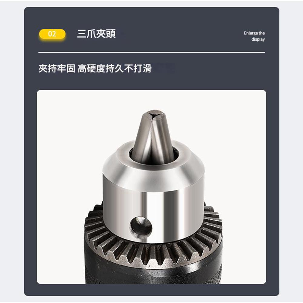 13MM鐵1/2夾頭圓柄3件套, , large