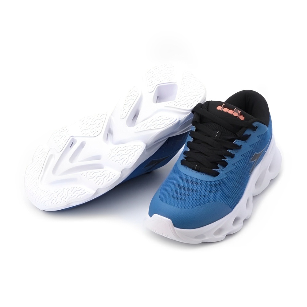 DIADORA迪亞多那 MIT專業慢跑鞋 男運動鞋 男鞋 MIT 台灣製造 透氣 舒適 保護後跟 耐磨 止滑 黑 藍, 藍,27.5, large