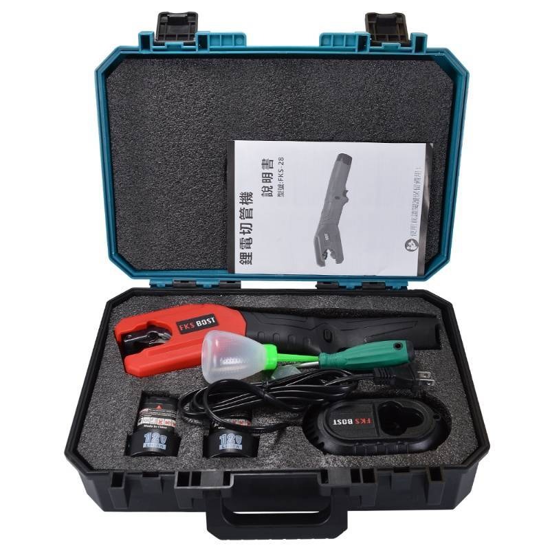 WIN五金 FKS BOST FKS-28 12V 切不鏽鋼管機 切管機 白鐵管切斷機 金屬切斷機 不鏽鋼管切斷機, , large