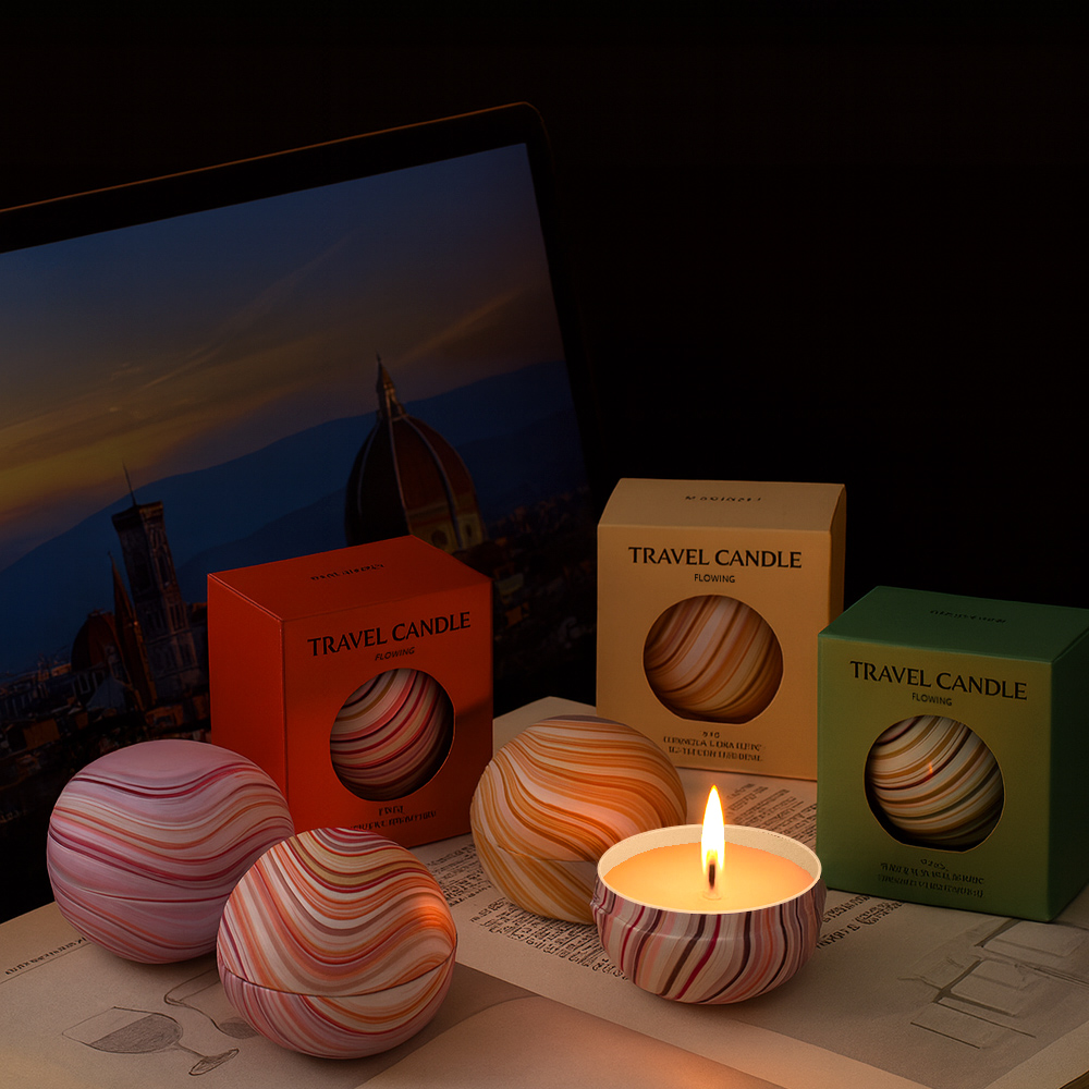 【上手家居】繽彩歐風香氛蠟燭 4件組 澄花、藍風鈴、鼠尾草、小蒼蘭(香薰蠟燭/芳香蠟燭/精油蠟燭/小蠟燭), , large