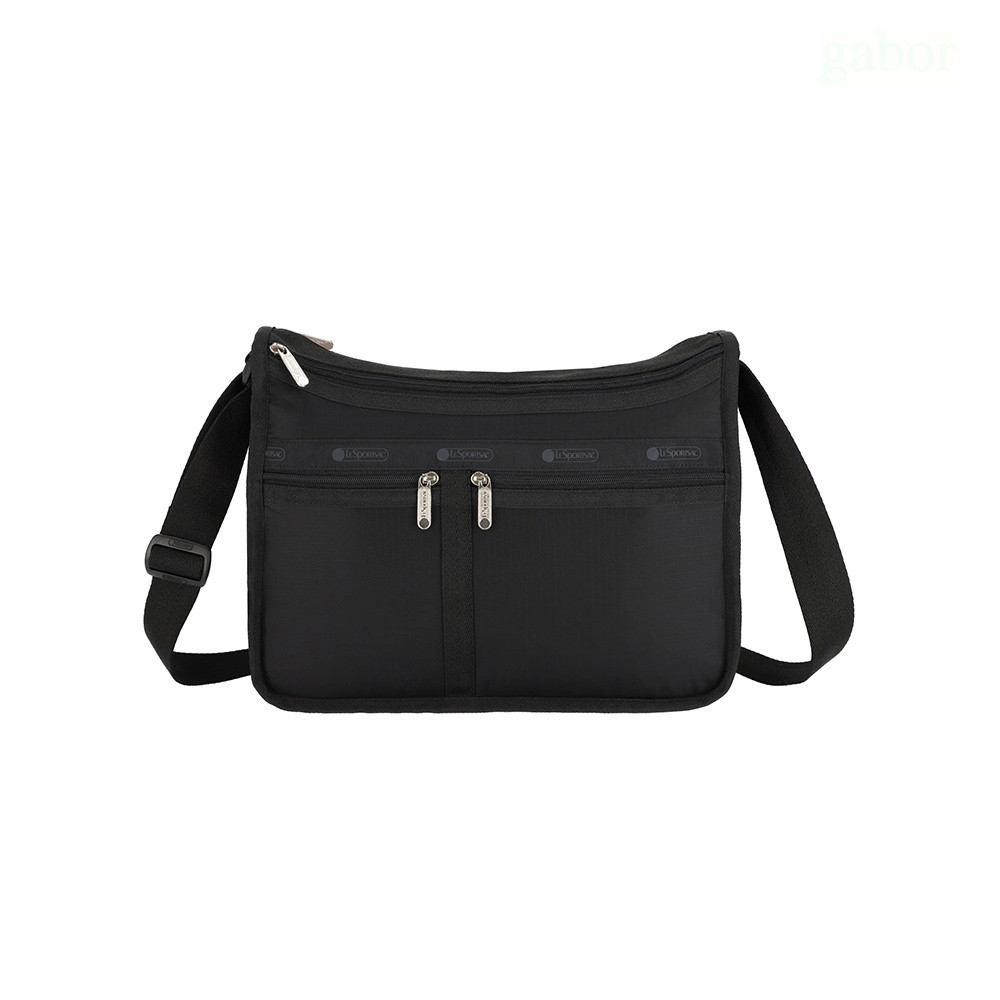 LeSportsac Deluxe Everyday Bag 經典斜背包 送禮-永恆黑, , large